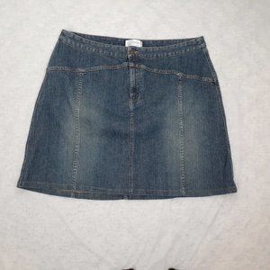CJ BANKS DENIM  Stretch JEAN SKIRT 18 W